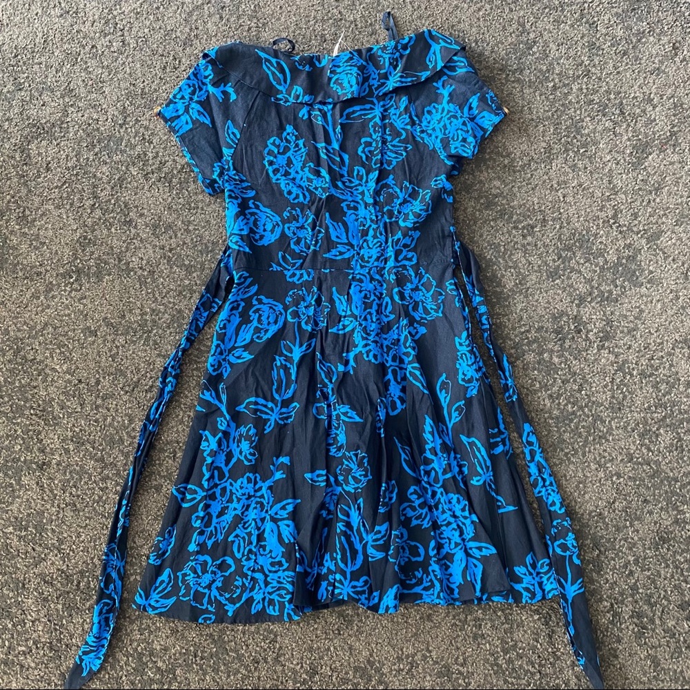 free peopel floral button down dress - Picture 5 of 6